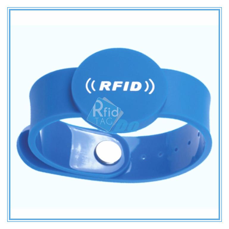 RFID silicone wristband  wristbands for events  RFID13.56 mhz rfid tracking system 